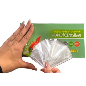 Transparent HDPE Plastic Food Roll Packaging Bags Customized Advantageous