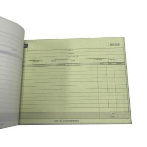 White Invoice Books with Logo Printing for Business Efficiency