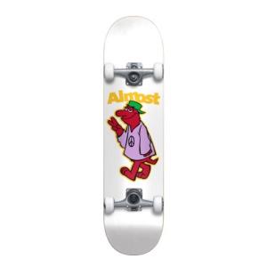 Wholesale Almost Skateboards Peace Out White Mini Complete Skateboard First Push from china suppliers