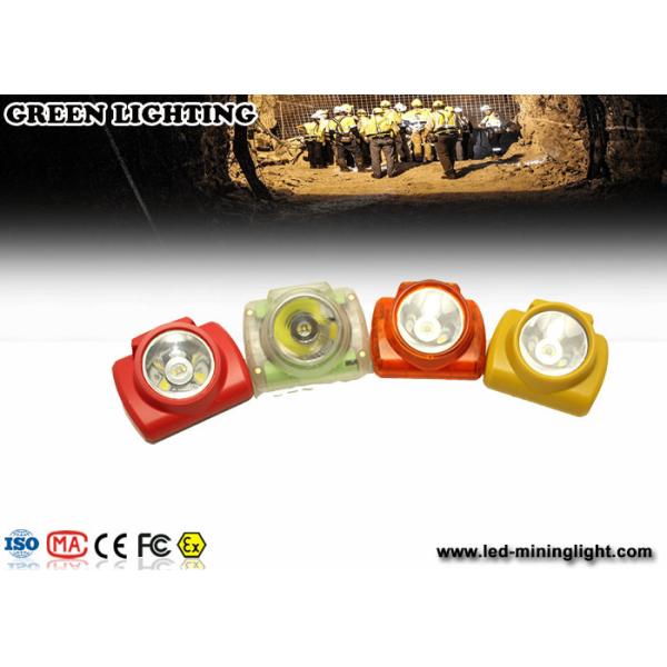 Quality Light Weight PC Meterial Kl2.6lm Led Mining Headlamp 6000lux With Oled Screen for sale
