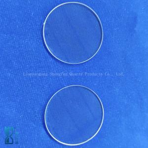 Customized Circular Quartz Plate Transparent Glass Sheet High Temperature