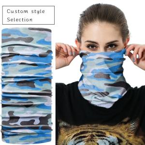 100% Cotton Printed Seamless Customized Face Coverings