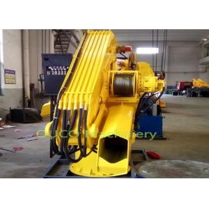 Vessel Hydraulic Deck Crane Folding Boom High Efficiency Low Power Consumption