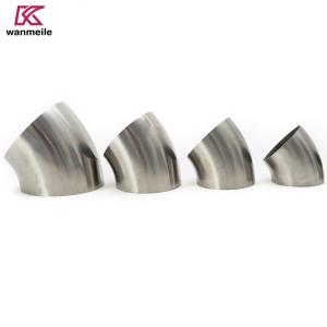 Gr2 Titanium 45 Degree Elbow For Acid Pickling And Extruded Pipe Fittings