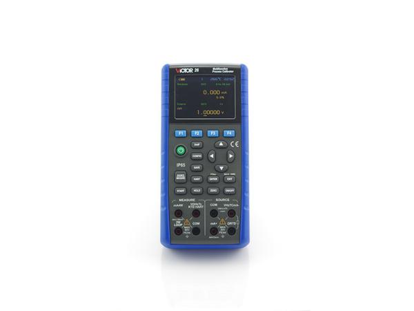 Quality VICTOR 26 Multifunction Process Calibrator Signal Generator With Accuracy Of 0.01%  5 Digits Display 24V loop circuit IP65 for sale
