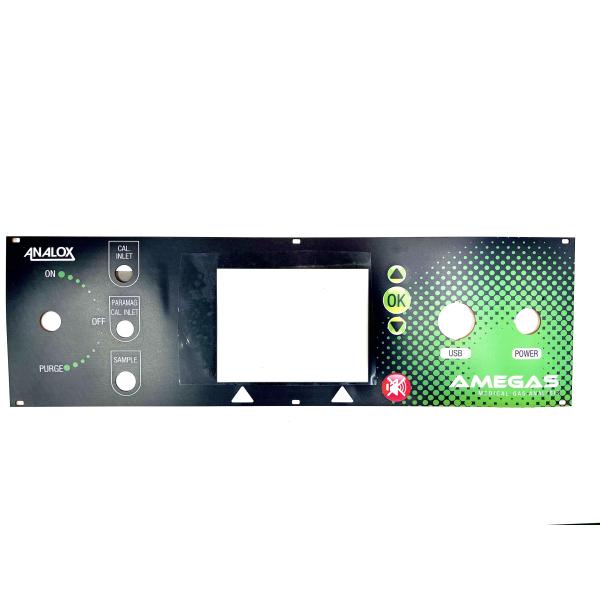 ROHS Polyester Graphic Gradient Digital Printed Overlays With Transparent Window