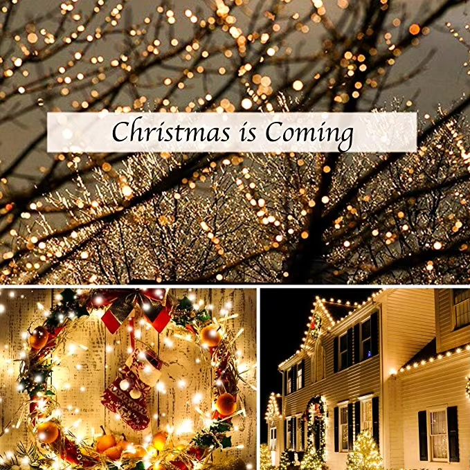 [Safe low voltage, 8-mode remote control, fully waterproof ] 24V LED Christmas