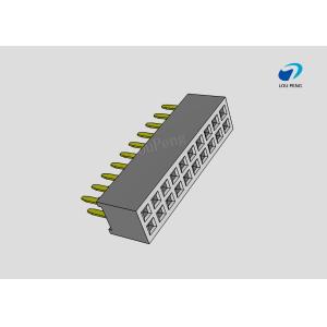 Wholesale Female header, PCB Mount Receptacle, Vertical, Board-to-Board, 20 Position, 2.54mm Pitch, Shrouded, Gold Flash, DIP from china suppliers