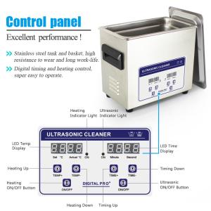 Professional 120W Benchtop Ultrasonic Cleaner Degas Function And Two Transducer