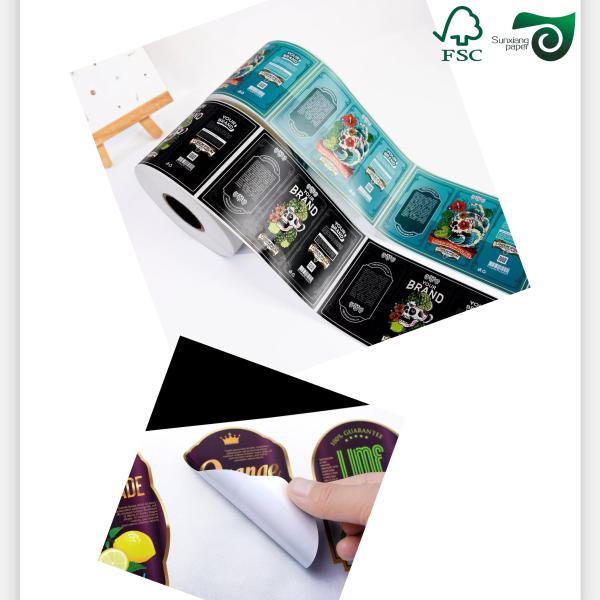 A4 Inkjet Laser PP PET Synthetic Paper Waterproof Adhesive Sticker For Household Product Labeling