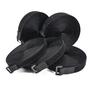 Space Saving Hook And Loop Wire Ties Reusable Adjustable For School Or Office