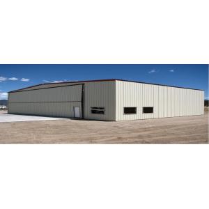 Customized Prefabricated Steel Aircraft Hangars With 26 Gauge Steel Tiles