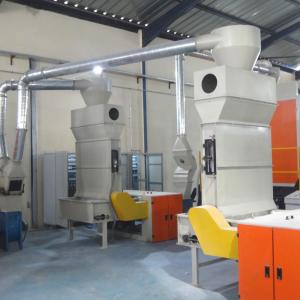Filtration pad making thermal bonding nonwoven machine