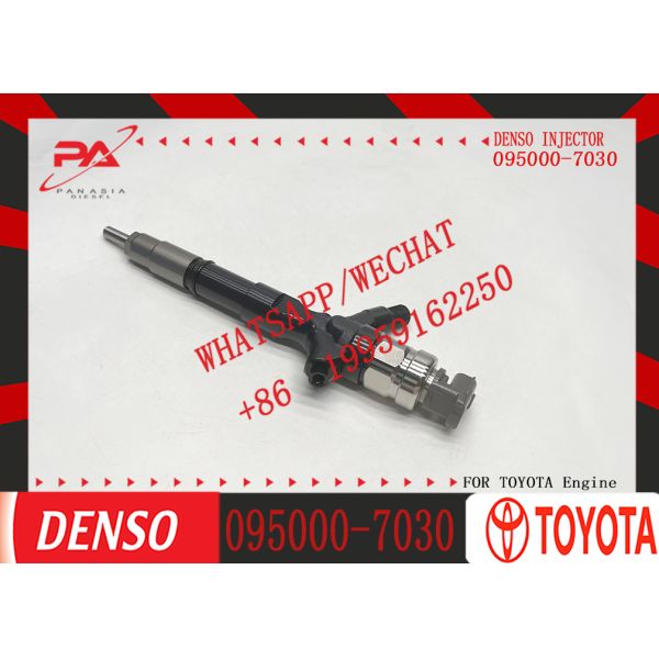 New Diesel Common Rail Fuel Injector 095000-7030 0950007030 23670-39185 23670391850 for Fuel System