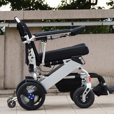 6km/hr Anodizing Lightweight Foldable Motorized Wheelchair