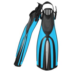 Adult Open Heel Rubber Swim Training Short Scuba Fins Flipper For Snorkeling