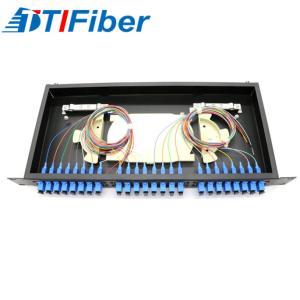 FTTH SC FC ST LC ODF Fiber Optic Patch Panel Rack Mount Splicing