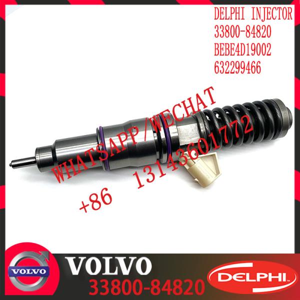 Diesel Engine Fuel injector 63229466 33800-84820 BEBE4D19002 E3.18 for HYUNDAI 12L HIGH POWER
