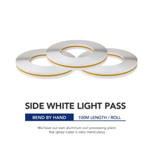 PVC Led Alphabet Letter Edge 3D Side Pass Light Strips Yellow Color