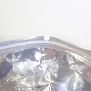 Glossy Surface Medium Rectangle Custom Zipper Bag Waterproof Free Samples