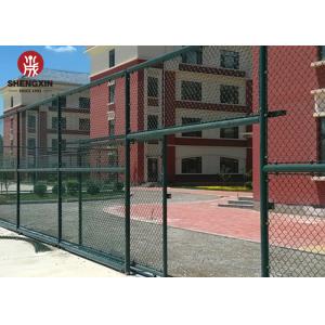 Stadium 7 Gauge Chain Link Mesh Fence Plastic Coated