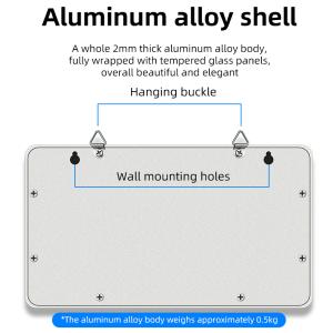 LX923TW-B Digital Temperature Humidity Meter with Waterproof Probe - Blue
