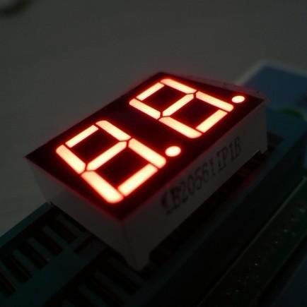 Quality 2 Digit 7 Segment Led Display , 0.39 Inch Multi Color 7 Segment Display CC/CA Polarity for sale
