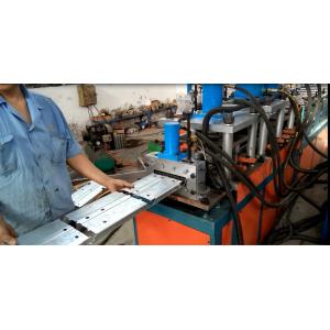 High Speed 16KW Door Frame Roll Forming Machine , Steel Rolling Shutter Machine