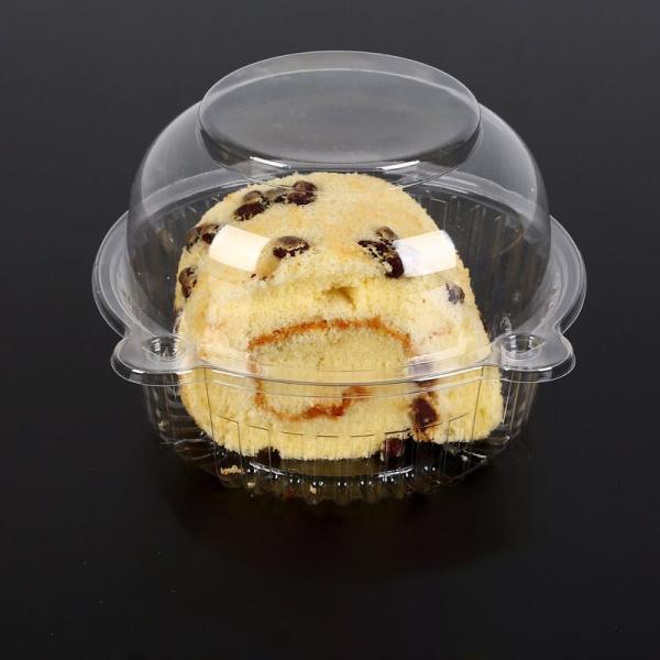 Large Size 90x90x28mm Disposable Plastic Cake Boxes