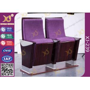 Safe Foldable Auditorium Chairs / College Lecture Hall Furniture