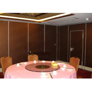 Sound Proof Aluminum Movable Restaurant Partition Wall Sliding Open Style
