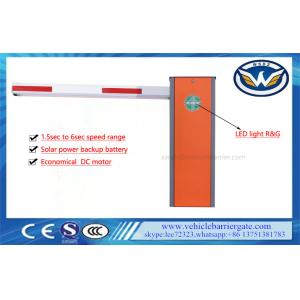 DC Motor DC24V 6sec LED Automatic Traffic Barriers 140W