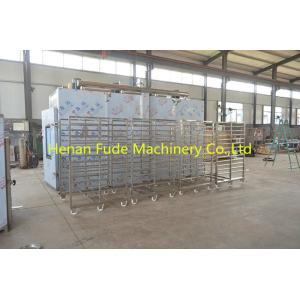 Smokehouse machine. automatic sausage smoking oven, chicken meat roaster