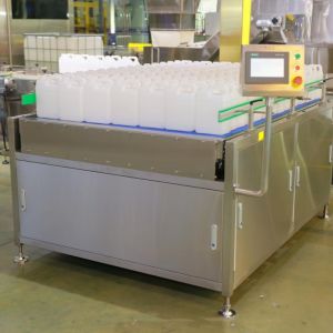 Rotary Bactericide Liquid Filling Machine Multiple Filling Heads To Increase