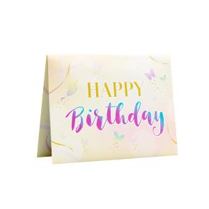 Recyclable 3D Pop Up Greeting Card with Blank Message Space Personalization