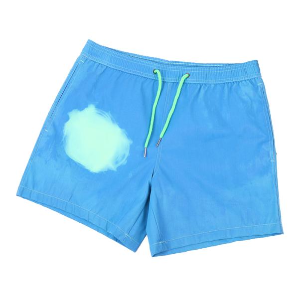 Oem Factory Manufacturer Custom Logo Skin Friendly Color Changing Swim Trunks Cool Quick Dry Board Shorts