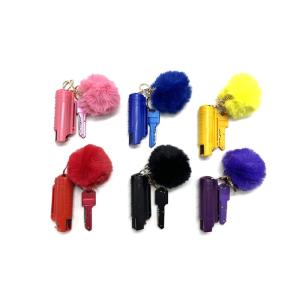 Security Keychain 20ml Pepper Spray Keychain Set Mini Plastic Shell