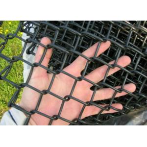 Wholesale Garden Chain Link Fencing Mesh 2 '' Wire 4 . 0 MM Black Color 10 ' Height from china suppliers