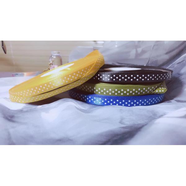 Customized Print Satin Grosgrain Ribbon with Logo For Wrapping Decoration