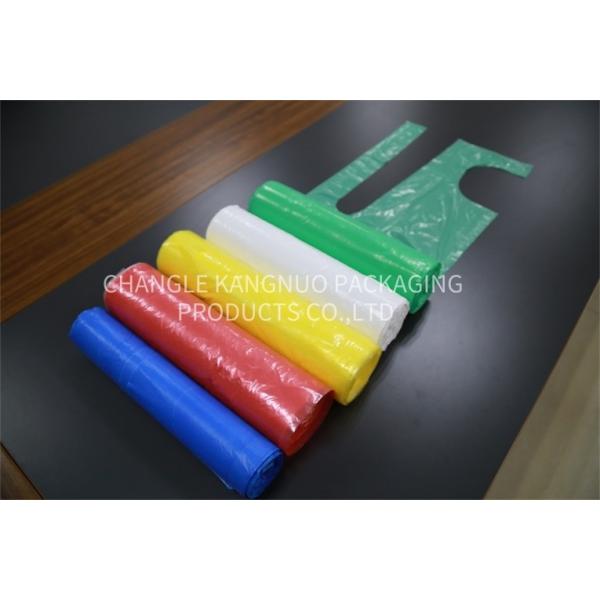 White Disposable Plastic Aprons On A Roll , Waterproof Hygiene Surgical Apron