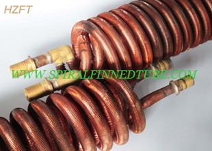 4.5mm Fin Height Condenser Coils In Water Pumps Resistance Vibration