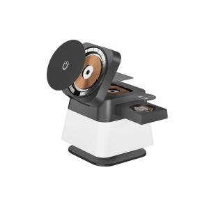 4-in-1 Rotational Foldable Wireless Charger With RGB Light