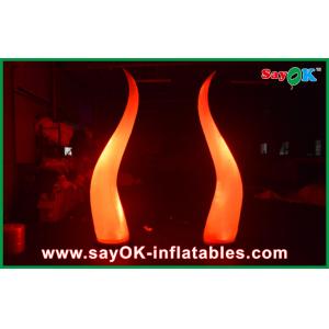 Cone 190T Nylon Inflatable Lighting Decoration , Indoor Party Inflatable