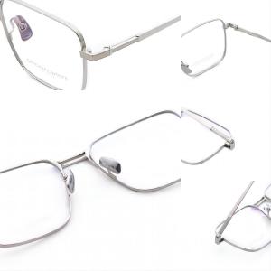 Ultra-Light Titanium Eyeglasses Polygonal Shape Optical Frame
