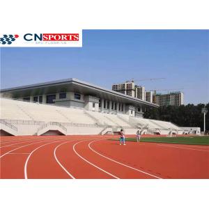 RoHS PU Running Track Waterproof Synthetic Athletic Track Sandwich System