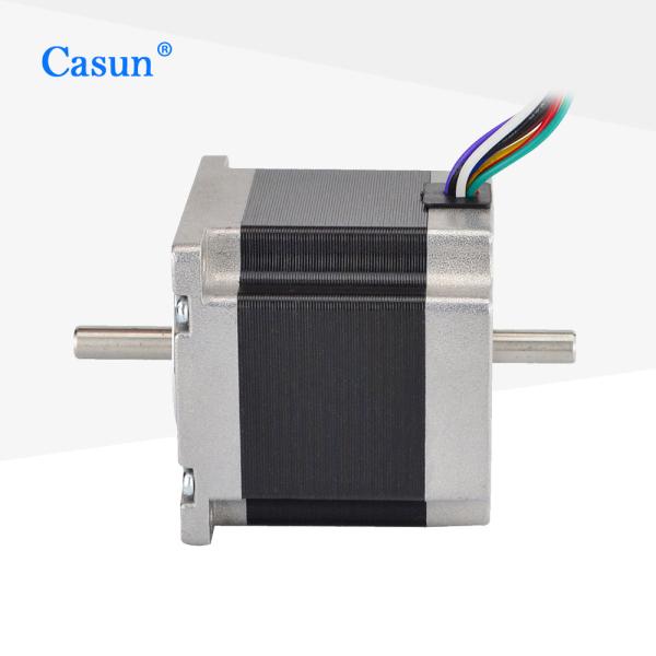 Quality Dual Shaft 1.8 Degree 4 Phase 1.26N.m DC NEMA 23 Hybrid Stepper Motor CNC Robot for sale