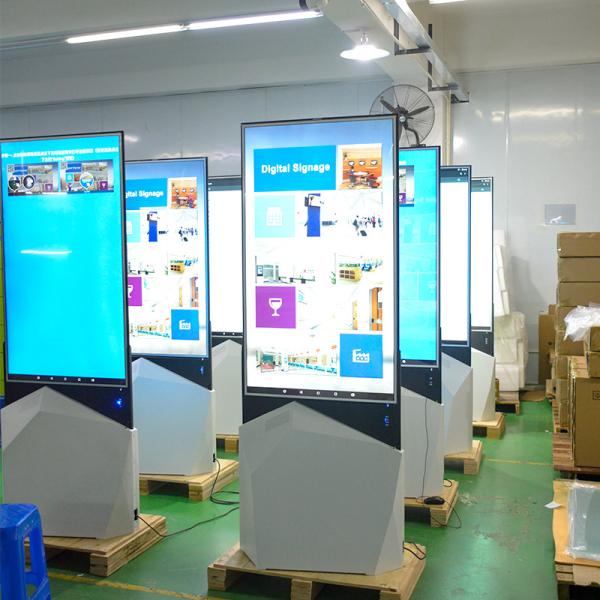 49inch double-sided display Ultra-thin advertising player floor standing digital