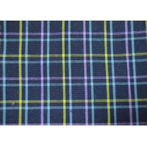 Plain Style Yarn Dyed Fabric Multi Clolor Grid Pattern For Garment