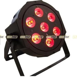 Multi Color Led Mini Flat Par Light , 7x10w Led Par Can Light IP44 Grade