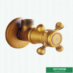 Wholesale Bathroom G1/2&quot; Thread Brass Chrome Plated Angle Valve Brass Color Coated Popular Designs from china suppliers